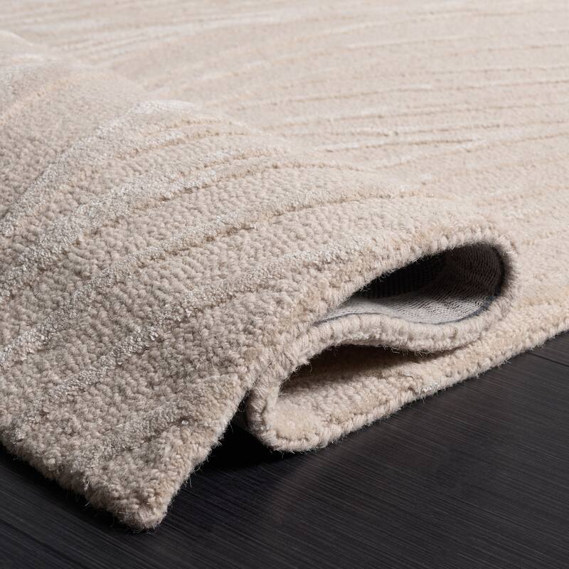 SAFAVIEH Handmade Glamour Fortunata Contemporary Wool Rug