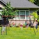 preview thumbnail 2 of 6, Costway Swing Set for Backyard with 2 Height Adjustable Swings Glider - See Details