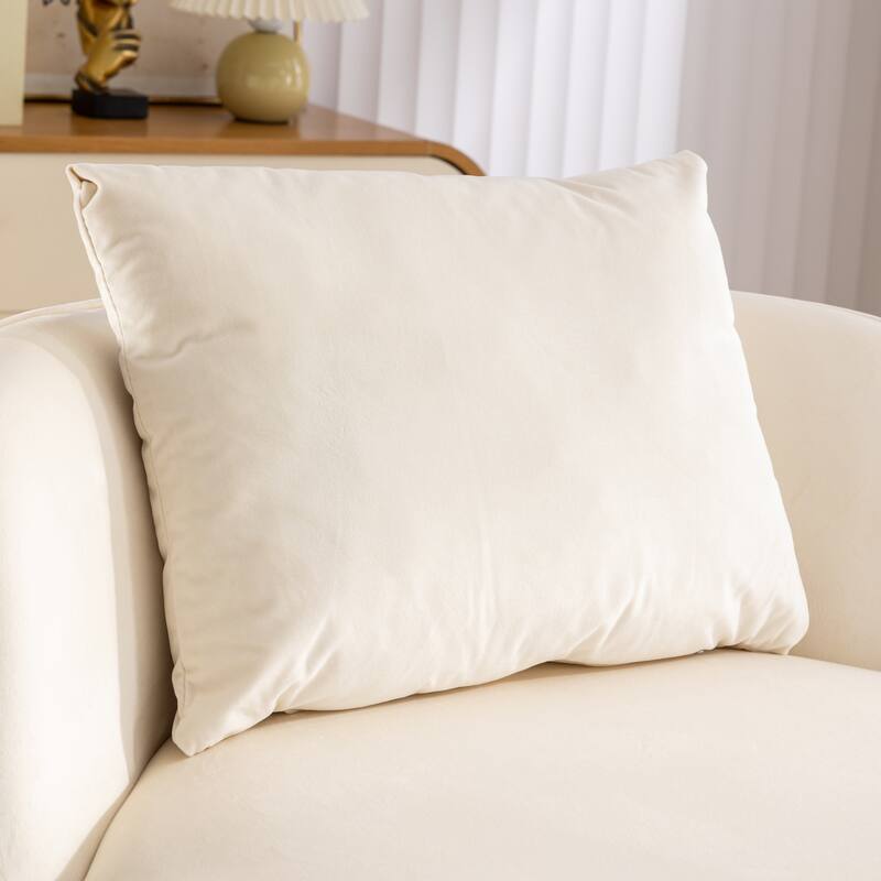 360 Degree Swivel Accent Chair Velvet Modern Upholstered Barrel Chair Over-Sized Soft Chair