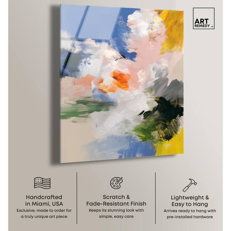 Clouds and Color I Acrylic by Art Remedy, Ready to Hang