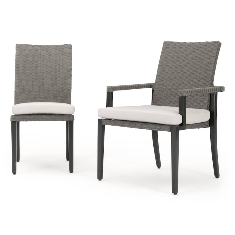 Vistano 9 Piece Sunbrella Outdoor Patio Dining Set - Gray
