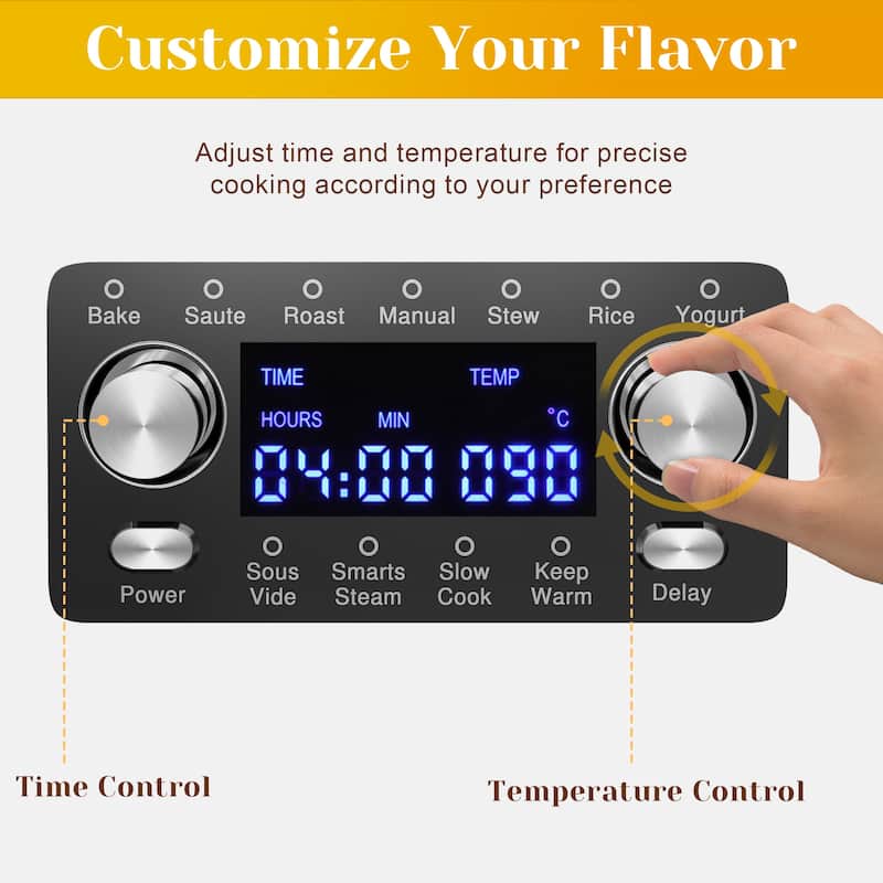 12-in-1 Digital Programmable Slow Cooker