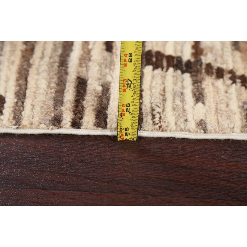 Modern Gabbeh Kashkoli Decorative Area Rug Hand-knotted Wool Carpet - 3'3" x 5'0"