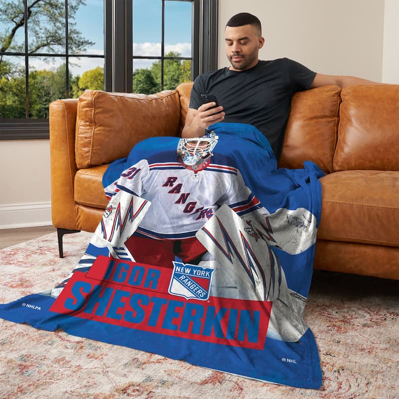 NHL Player Silk Touch Throw Blanket