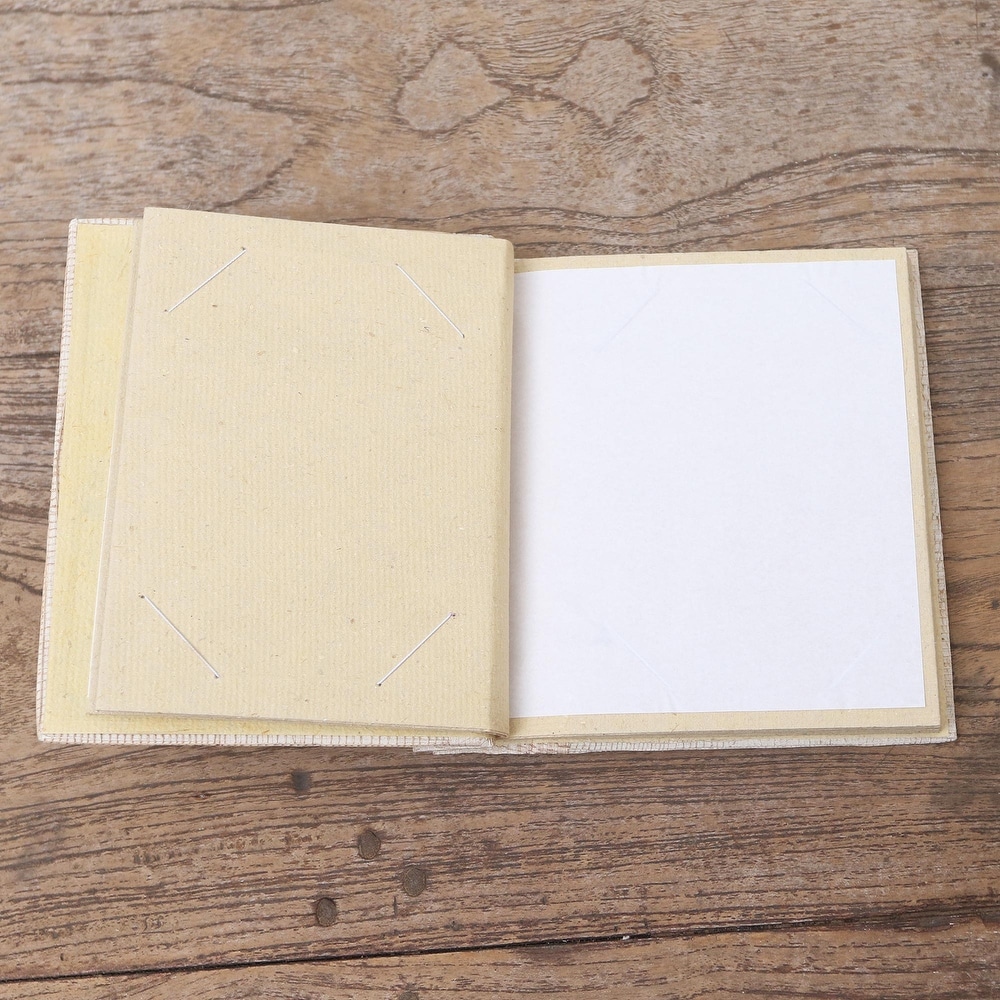Large Photo Album Self Adhesive Pages - Photo Album Book for 2x3 4x6 5x7 8x8 8x10 8.5x11 Photo, 40 Pages, Linen Cover with Front Window, DIY Photo