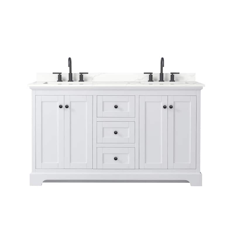 Wyndham Collection WCV232360D-QTZ-US3MXX Avery 60" Free Standing