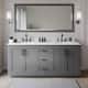 Option Dark Gray / White Quartz Top / Matte Black