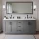 Option Dark Gray / White Quartz Top / Matte Black