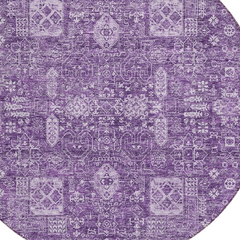 HomeRoots Oriental Transitional Rectangle Outdoor Rug