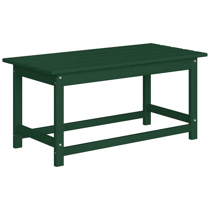 Laguna Hdpe All Weather Outdoor Patio Rectangular Coffee Table