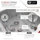 preview thumbnail 6 of 12, STYLISH Undermount 28" Double-Bowl Stainless Steel Kitchen Sink S-300XG - 28" x 18" x 10"