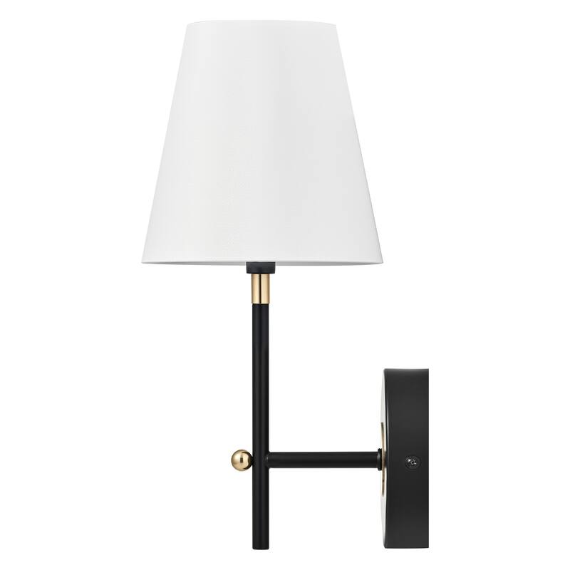 1-Light Dimmable Wallchiere Plug-in Armed Wall Sconce Vanity Light