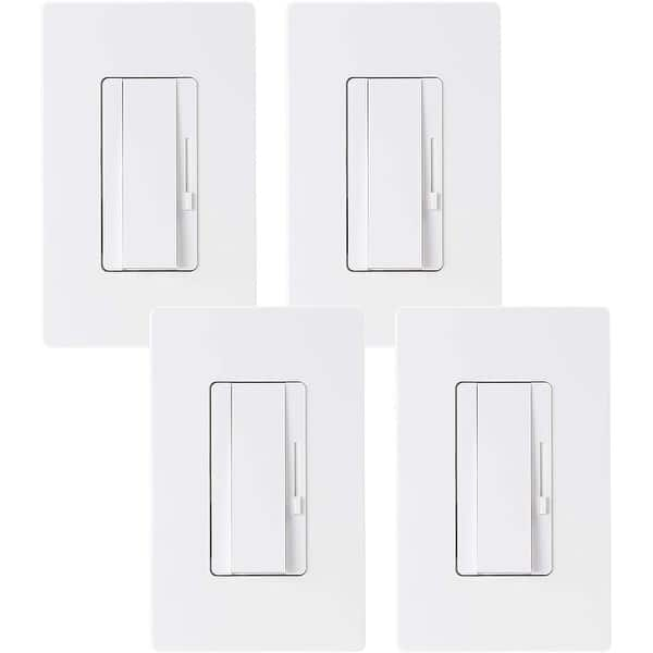 Shop 4 Pack Dimmer Switch 3 Way Single Pole Overstock