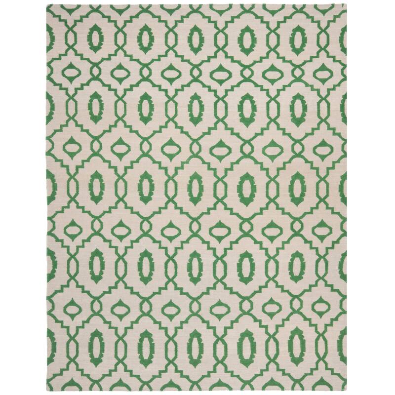 SAFAVIEH Handmade Flatweave Dhurries Massoumeh Modern Wool Rug
