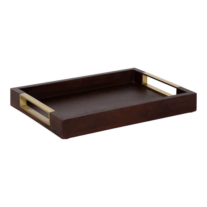 Kate and Laurel Heller Decorative Wood Tray