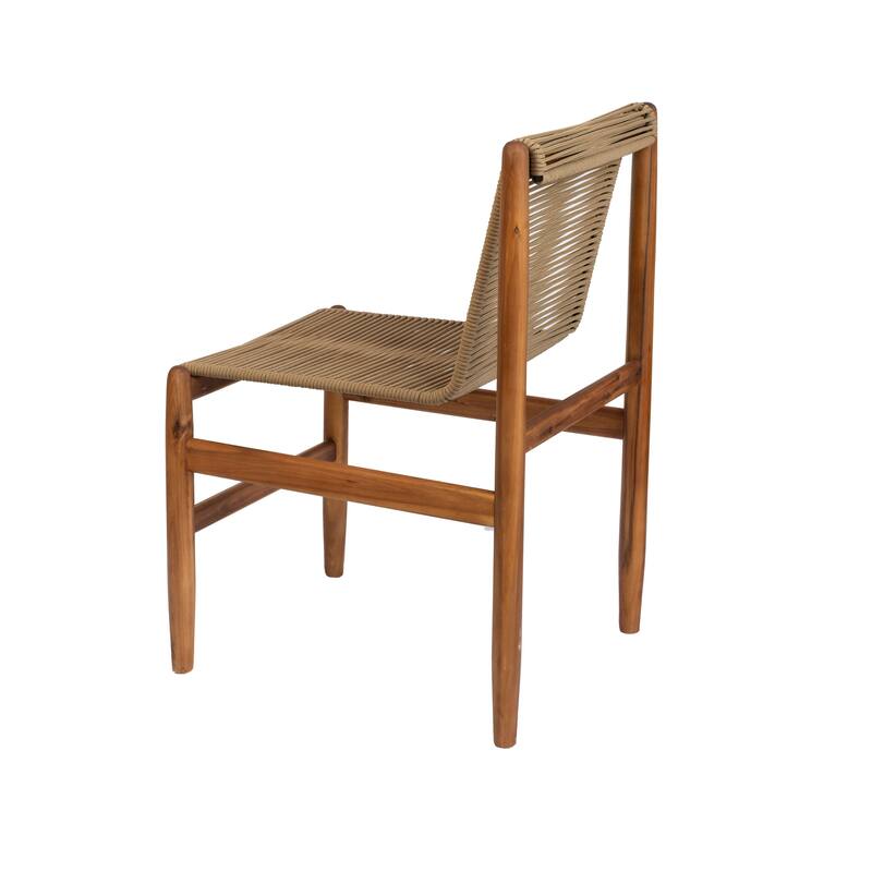 Summit Outdoor Teak Wood Dining Chair