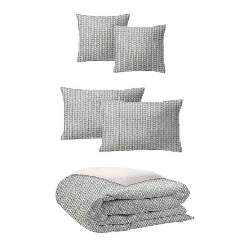 Paladino Seafoam Twin Comforter & 1 Sham Set, plus 1 bonus cushion