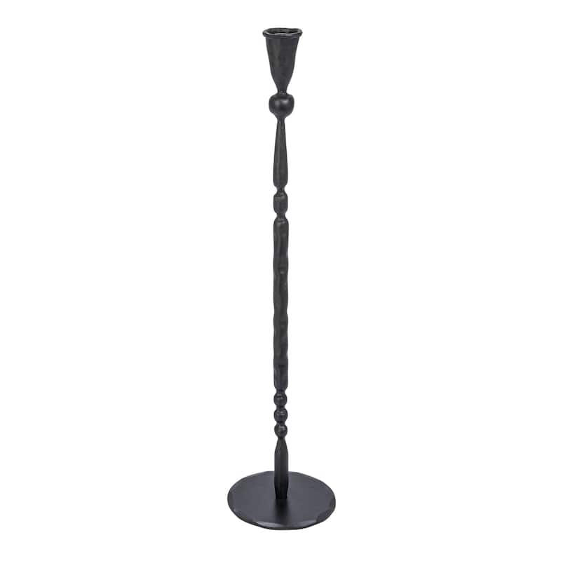Decorative Hand-Forged Metal Taper Holder