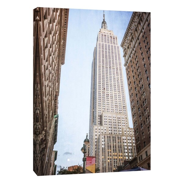 PTM Images 9-106007 PTM Canvas Collection 10" x 8" - "Empire State Building 2" Giclee Empire State Building Art Print on Canvas
