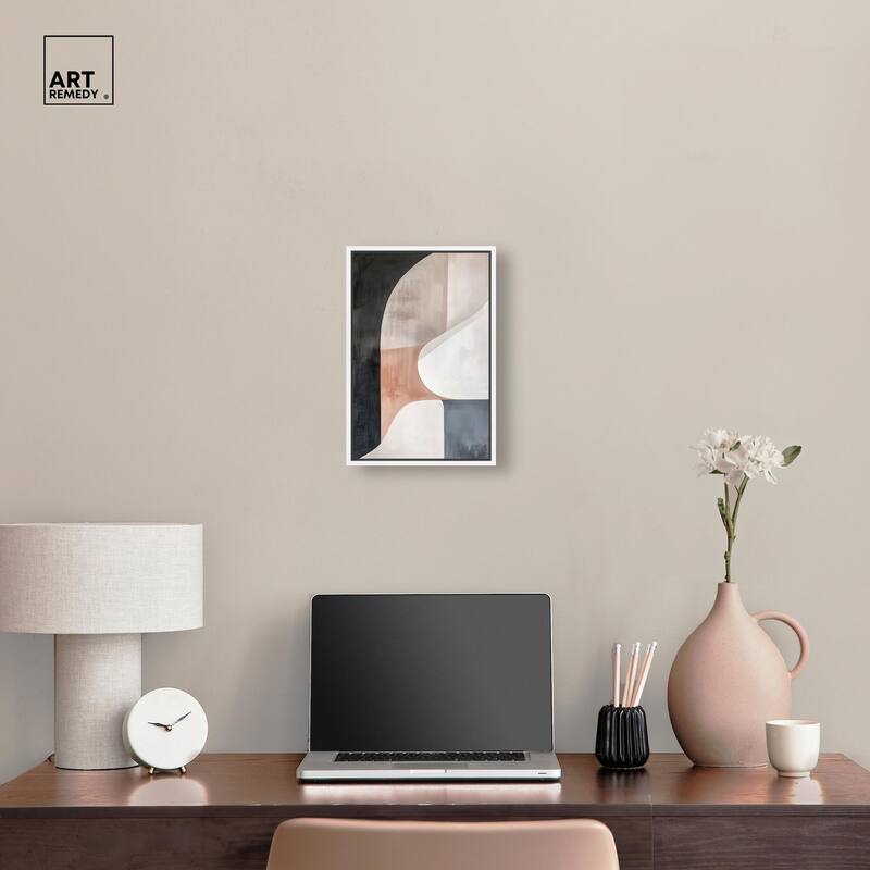 Curved Contour II Canvas by Art Remedy