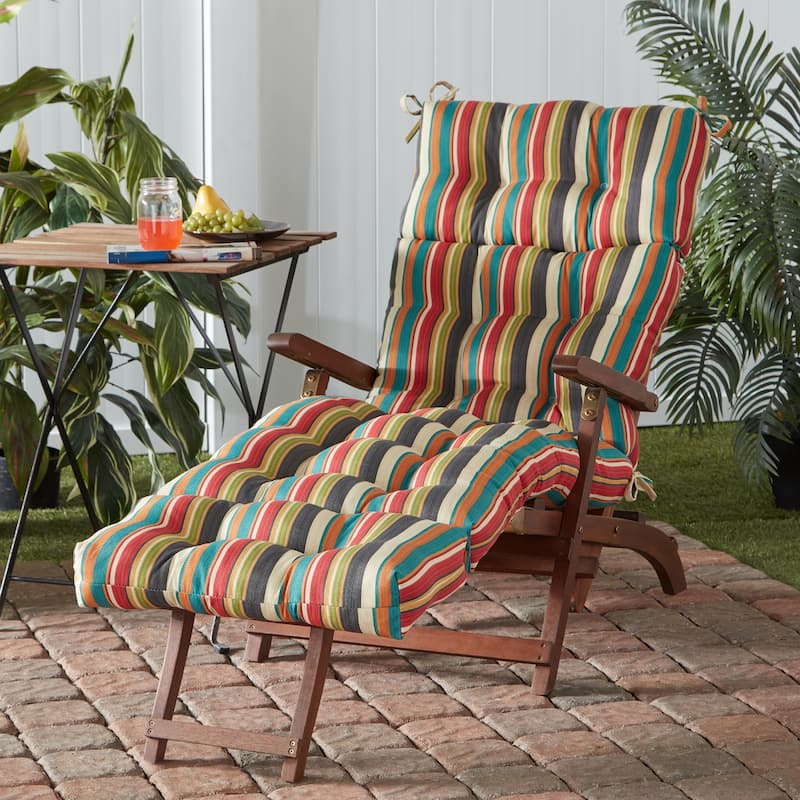 Greendale Home Fashions Global Outdoor Chaise Lounger Cushion