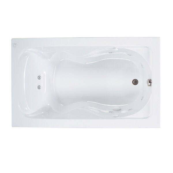 American Standard 2771 018w Cadet 60 Acrylic Whirlpool Bathtub With White Overstock 26565323
