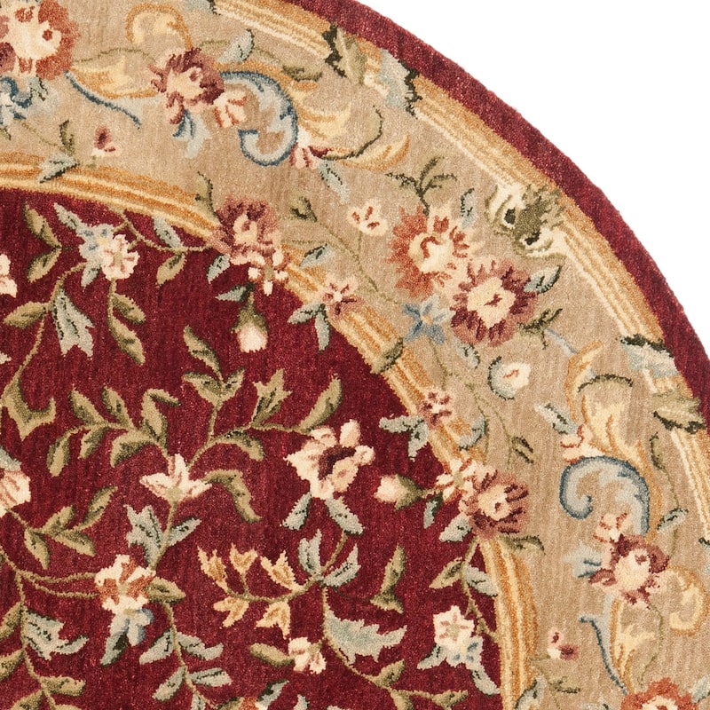 SAFAVIEH Handmade Bergama Tiny Oriental Hand-spun Wool Rug
