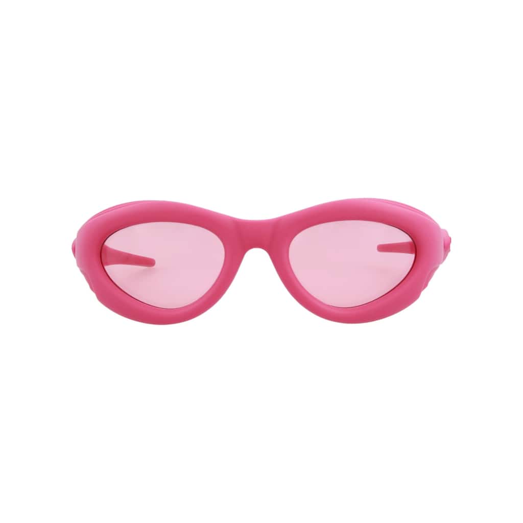 Bottega Veneta Oval-Frame Injection Sunglasses