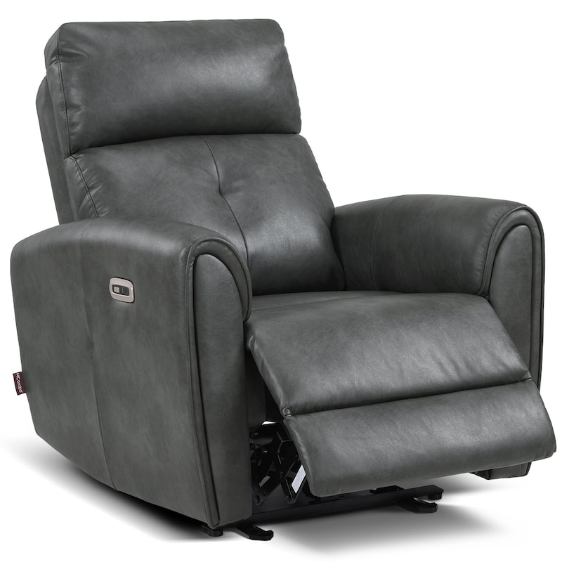 MCombo Power Small Recliners, Modern Zero Wall Hugger Recliners Chair with Lumbar Support, USB and Charging Ports, FSC Certified