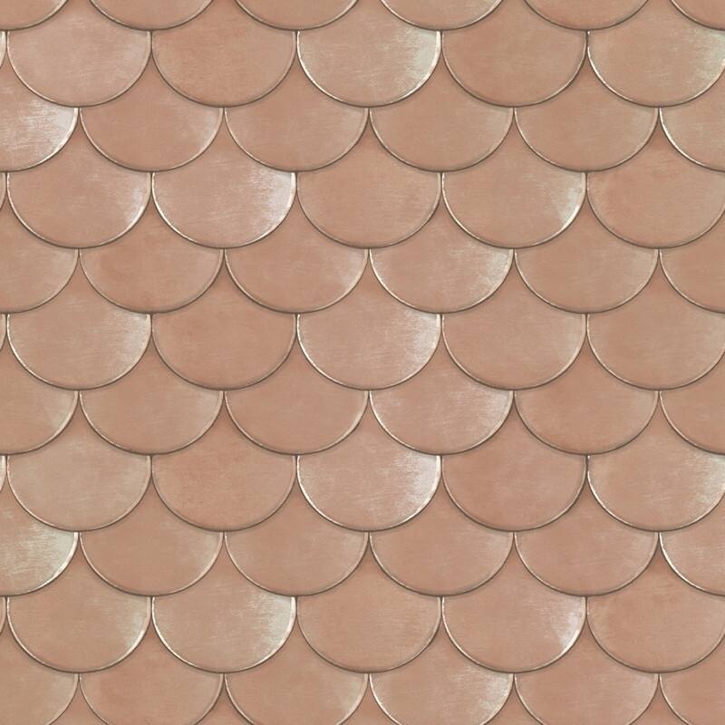 Tempaper Brass Belly by Genevieve Gorder Peel and Stick Wallpaper - 56 sq. ft. - Blush