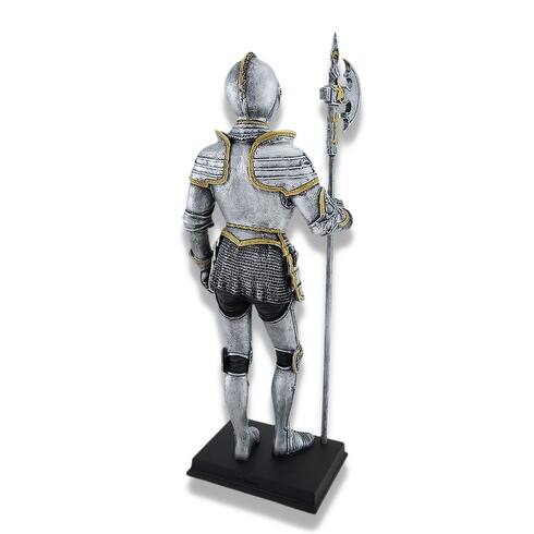 Shop Medieval Knight Full Armor With Poleaxe Statue Overstock