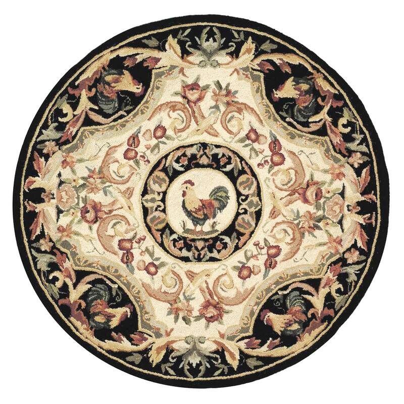 SAFAVIEH Handmade Chelsea Myranda French Country Rooster Wool Rug