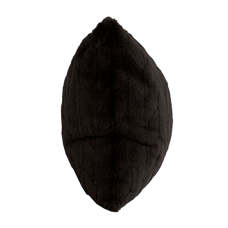 Allan Andrews 20" x 20" Angora Ebony Pillow - Down Fill