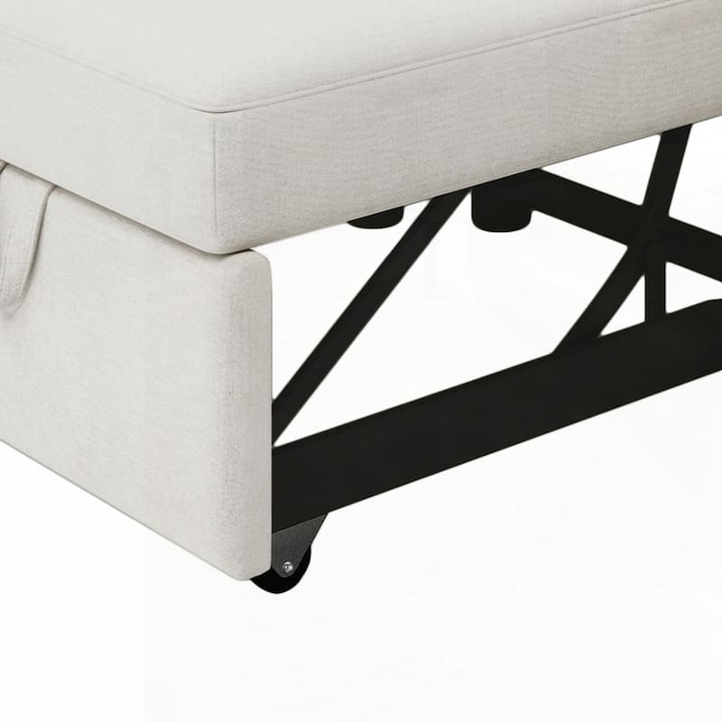 Convertible Sleeper Chair Bed with Adjust Backrest Into a Sofa