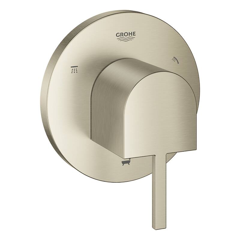 Grohe Plus 1 Handle 3 Function Diverter Valve Trim - Brushed Nickel