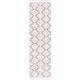 preview thumbnail 21 of 49, Well Woven Kennedy Reeve Modern Chevron Pattern Area Rug 2'7" x 9'10" Runner - Pink Ivory