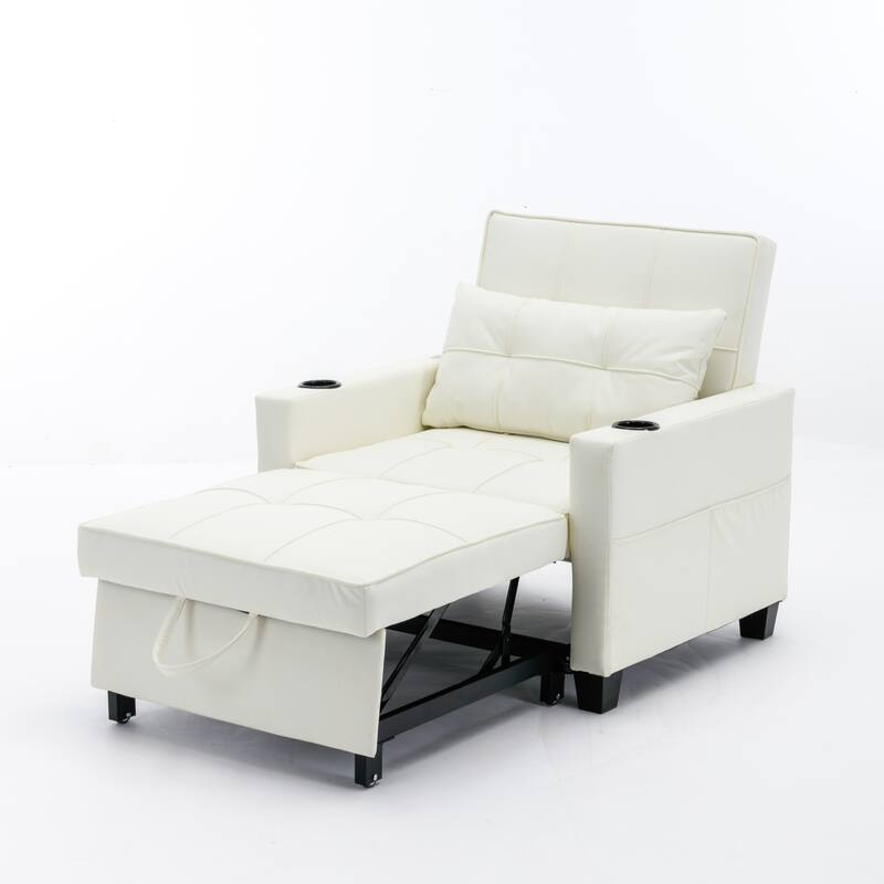 Pull Out Recliner Chair Bed Convertible 3 in 1