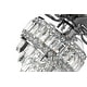 preview thumbnail 7 of 20, Oaks Aura 52in. Luxury Modern Crystal Ceiling Fan with Lights and Remote, 6 Speeds DC Motor Reversible Chandelier Ceiling Fan