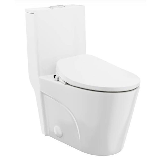 Swiss Madison SM-1T0815 St. Tropez 1.6 GPF Dual Flush One Piece - Glossy White