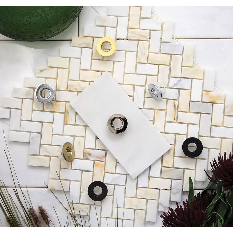 Kingston Brass Made To Match 1-3/16" Sink Overflow Hole Cover Ring