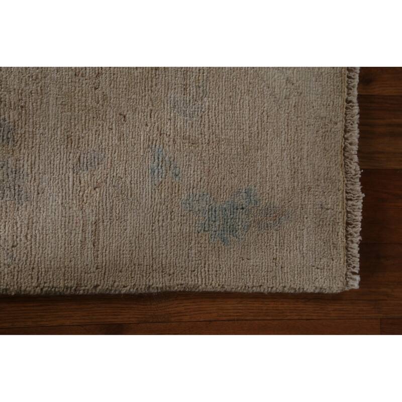 Muted Oushak Turkish Oriental Area Rug Wool Hand-knotted Foyer Carpet - 3'10" x 4'10"