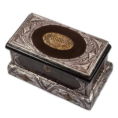 Novica Handmade Royal Jewels Wood Jewelry Box