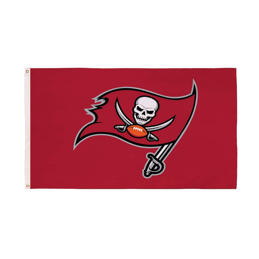Tampa Bay Buccaneers Single Sided Flag w/ 2 Grommets, 3'x5'