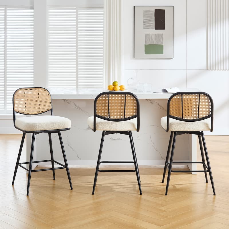 26"/29" Counter Height Swivel Bar Stools Set of 2/3/4