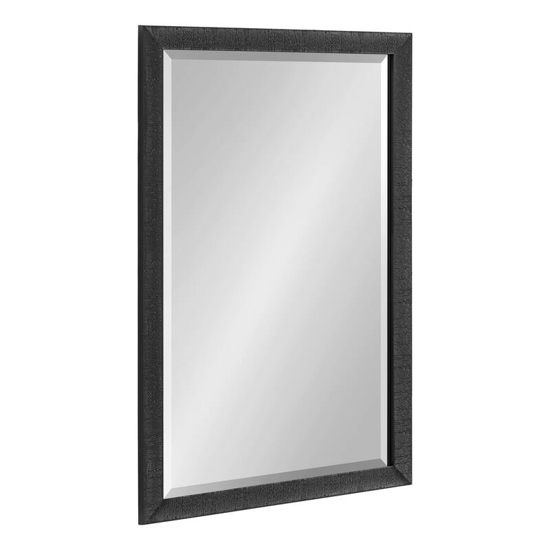 Kate and Laurel Reyna Rectangle Wall Mirror - 20x30 - Black