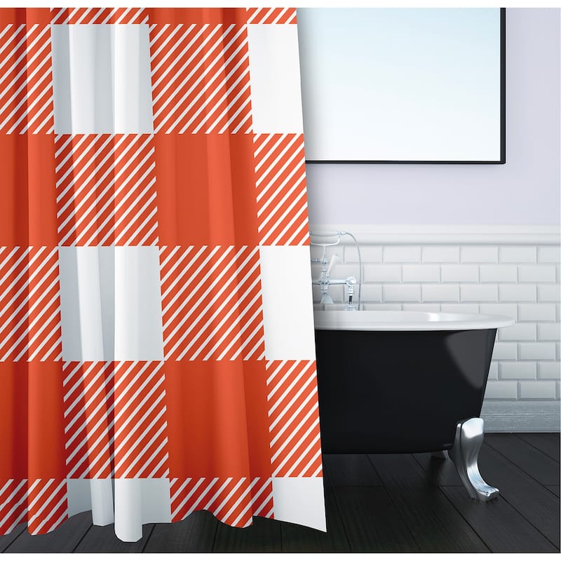 Buffalo Plaid Shower Curtain