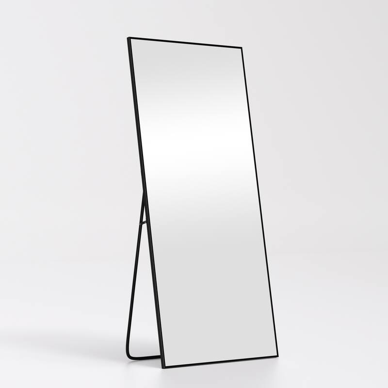 Aluminum Alloy Fine Edge Right Angle Full Length Mirror