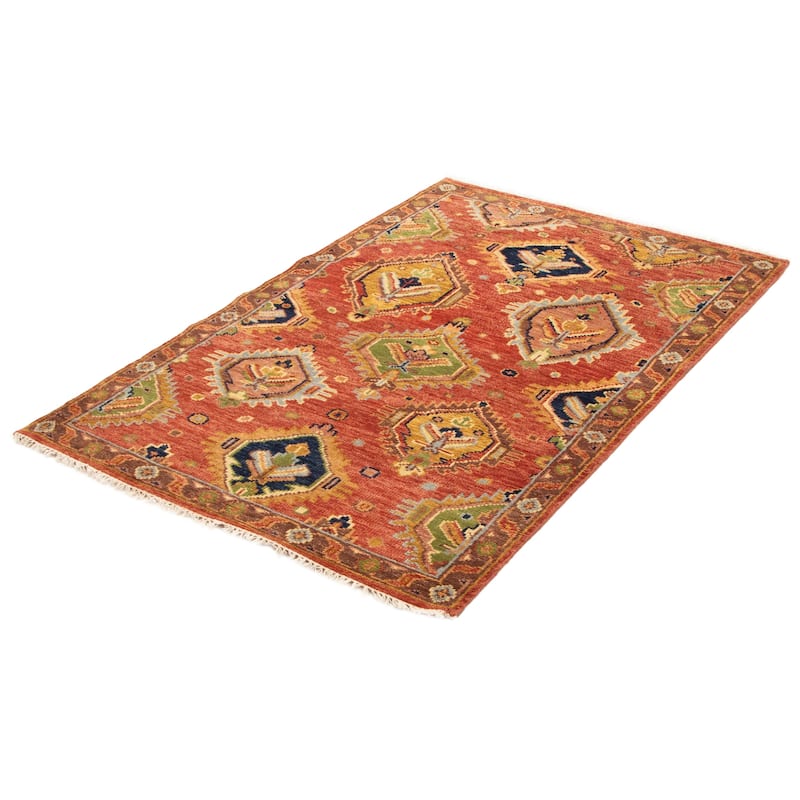 ECARPETGALLERY Hand-knotted Jules Serapi Red Wool Rug - 5'2 x 7'11