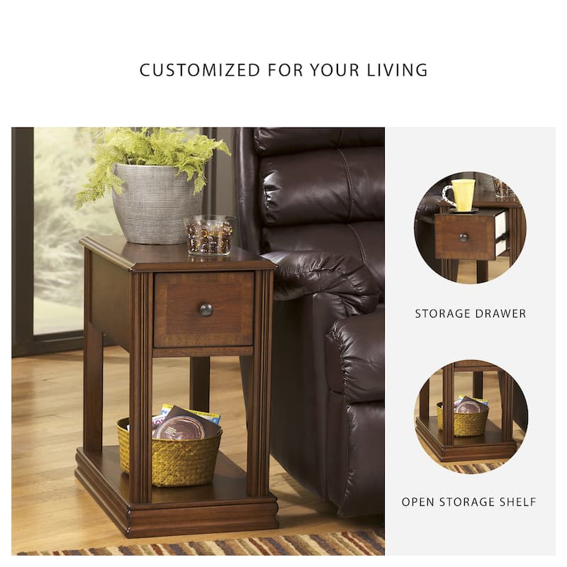 Breegin Contemporary Chair Side End Table Multi - 13"W x 22"D x 23"H