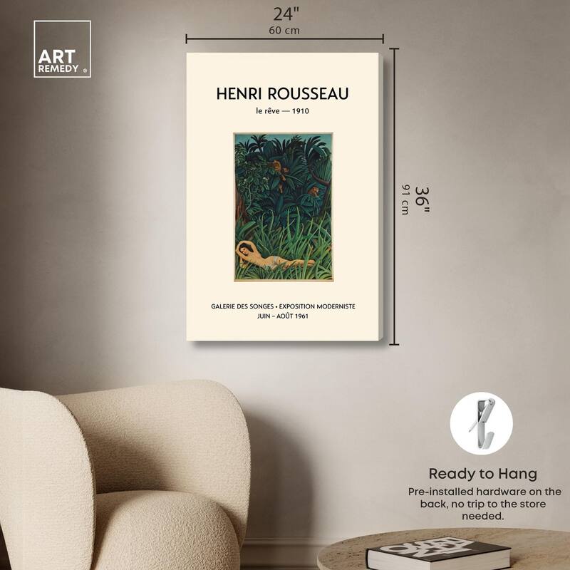 Dream in the Jungle Canvas by Art Remedy, Gallery Wrapped
